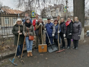 Субботник в МАУДО 