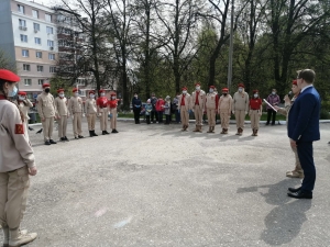 «Посадка аллеи связи поколений» и «Клумба Победы»