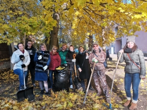 Субботник в МАУДО 